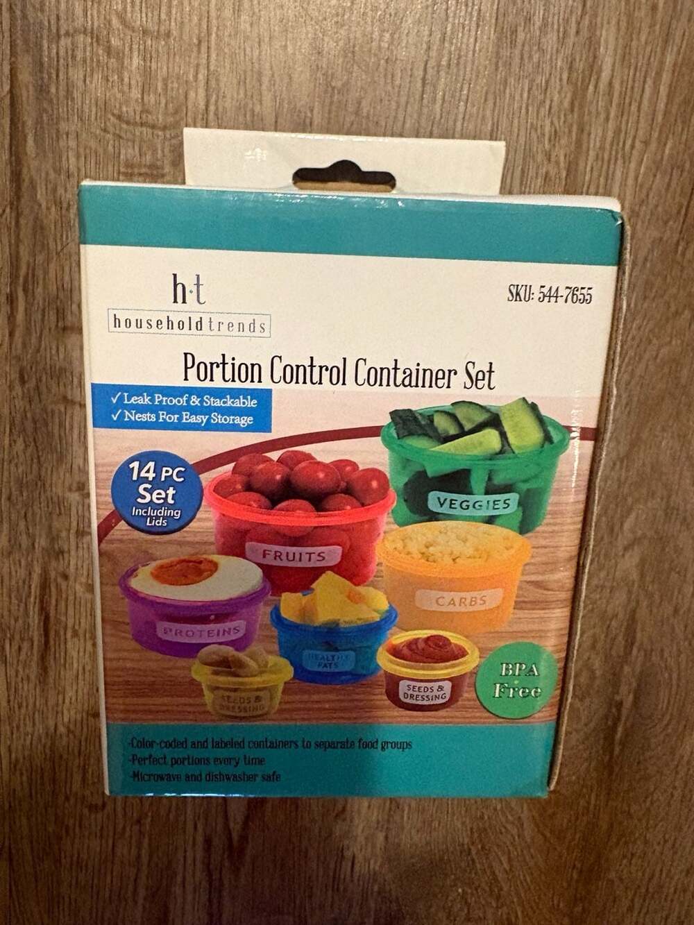 Household Trends Portion Control Container Set